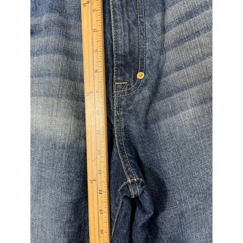 G-Unit Denim Company Baggy Jeans Mens 34x34 Blue Y2K Hip Hop Streetwear 5 pocket - Picture 5 of 14